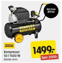 Jula Kompressor 50 l 1500 W tilbud
