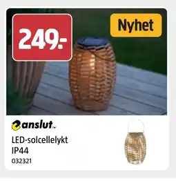 Jula LED-solcellelykt IP44 tilbud