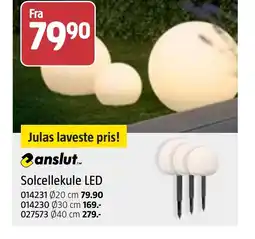 Jula Solcellekule LED tilbud