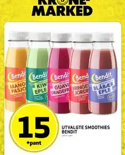 Bunnpris UTVALGTE SMOOTHIES BENDIT tilbud