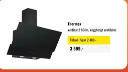 Skousen Thermex Vertical 2 80cm, Vegghengt ventilator tilbud