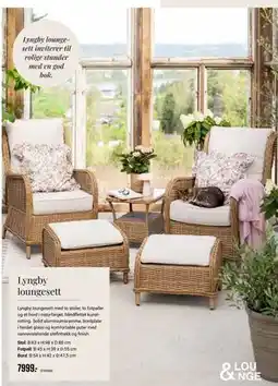 Europris Lyngby loungesett tilbud