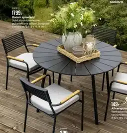 Europris Bonum spisebord tilbud