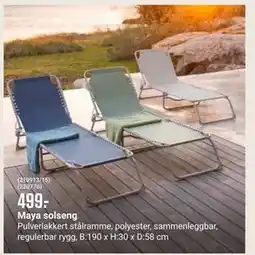 Europris Maya solseng tilbud