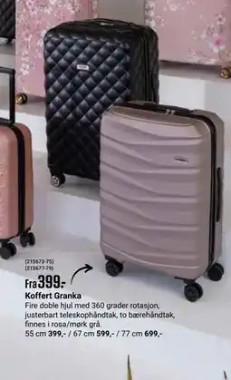 Europris Koffert Granka tilbud