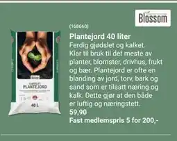 Europris Plantejord 40 liter, Medlemspris tilbud