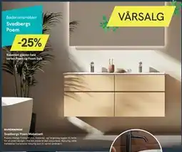 Bademiljø Svedbergs Poem Møbelsett tilbud