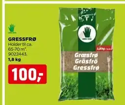 jem & fix GRESSFRØ tilbud