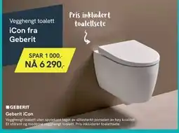 Bademiljø Geberit iCon tilbud