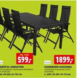 jem & fix HAGEBORD HAVANNA tilbud