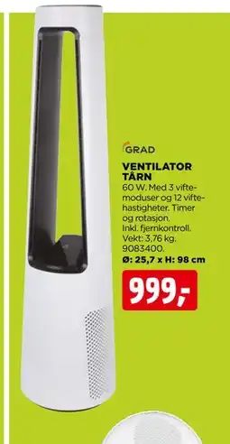jem & fix VENTILATOR TÅRN tilbud