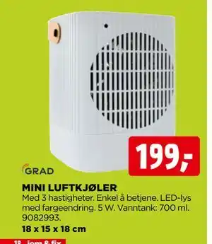 jem & fix MINI LUFTKJØLER tilbud