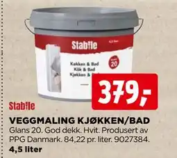 jem & fix VEGGMALING KJØKKEN/BAD tilbud