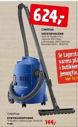 jem & fix STØVSUGERPOSER tilbud