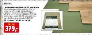 jem & fix LYDDEMPINGSUNDERLAG 4 MM tilbud