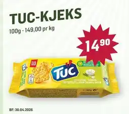 Holdbart TUC-KJEKS tilbud