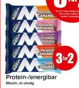 Spar Protein-/energibar tilbud