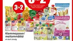 Spar Klemmeposer/mellommåltid tilbud