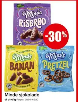 Spar Minde sjokolade tilbud