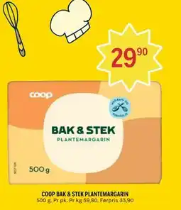 Coop Prix COOP BAK & STEK PLANTEMARGARIN tilbud
