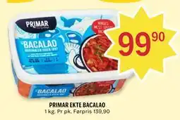 Coop Prix PRIMAR EKTE BACALAO tilbud