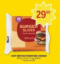 Coop Prix COOP SMELTEOSTSKIVER MED CHEDDAR tilbud