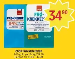 Coop Prix COOP FRØKNEKKEBRØD tilbud