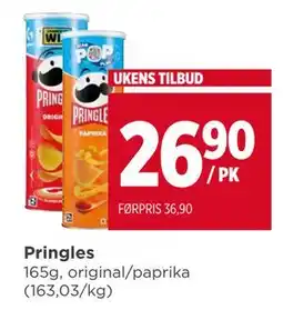 Meny Pringles tilbud