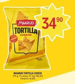 Coop Prix MAARUD TORTILLA CHEESE tilbud