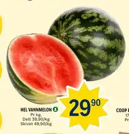 Coop Prix HEL VANNMELON tilbud