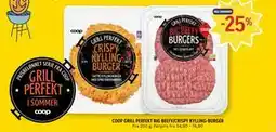 Coop Prix COOP GRILL PERFEKT BIG BEEFY/CRISPY KYLLING-BURGER tilbud