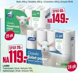 Europris LAMBI tilbud