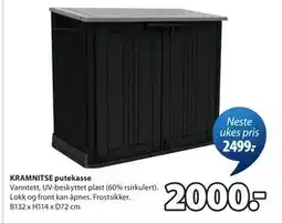 JYSK KRAMNITSE putekasse tilbud