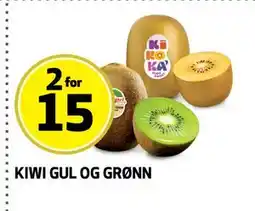 Bunnpris KIWI GUL OG GRØNN tilbud