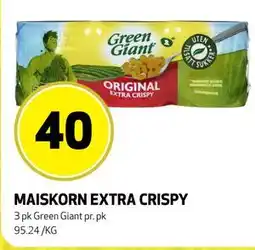 Bunnpris MAISKORN EXTRA CRISPY tilbud