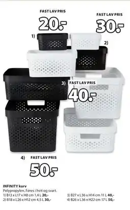JYSK INFINITY kurv tilbud