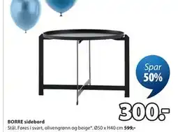JYSK BORRE sidebord tilbud
