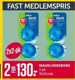 Europris MAURLOKKEBOKS, Medlemspris tilbud