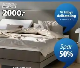 JYSK Gavl 180x115 cm tilbud