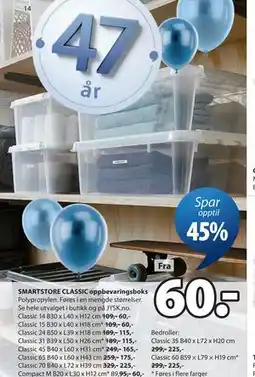 JYSK SMARTSTORE CLASSIC oppbevaringsboks tilbud