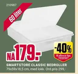 Europris SMARTSTORE CLASSIC BEDROLLER tilbud