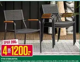 Europris FYN STABLESTOL tilbud