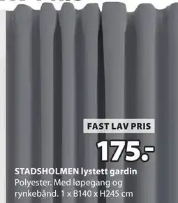 JYSK STADSHOLMEN lystett gardin tilbud