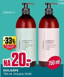 Europris DUSJSÅPE tilbud