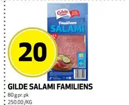 Bunnpris GILDE SALAMI FAMILIENS tilbud