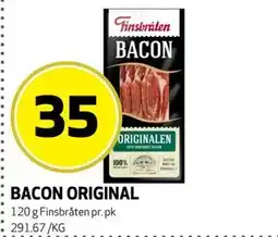 Bunnpris BACON ORIGINAL tilbud