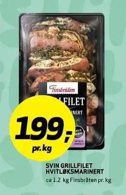 Bunnpris SVIN GRILLFILET HVITLØKSMARINERT tilbud