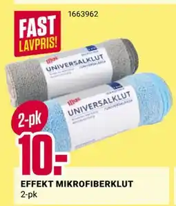 Europris EFFEKT MIKROFIBERKLUT tilbud
