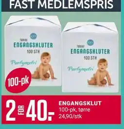 Europris ENGANGSKLUT, Medlemspris tilbud