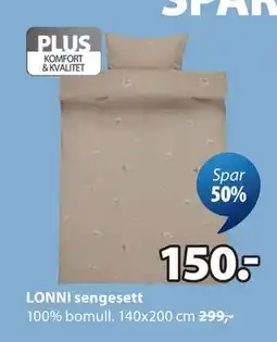 JYSK LONNI sengesett tilbud